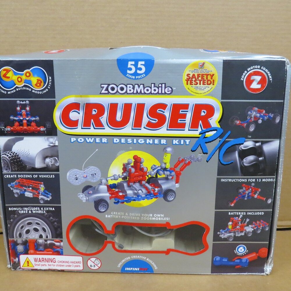 ZOOBMobile R/C Cruiser Power Designer Kit - Ages 6+ | 1+ players NOS IOB